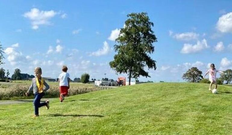 Kinderen met bal
