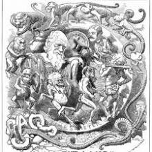 Man is but a worm illustratie uit 1882